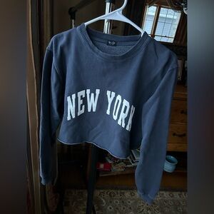 Brandy Melville J Galt cropped New York sweatshirt